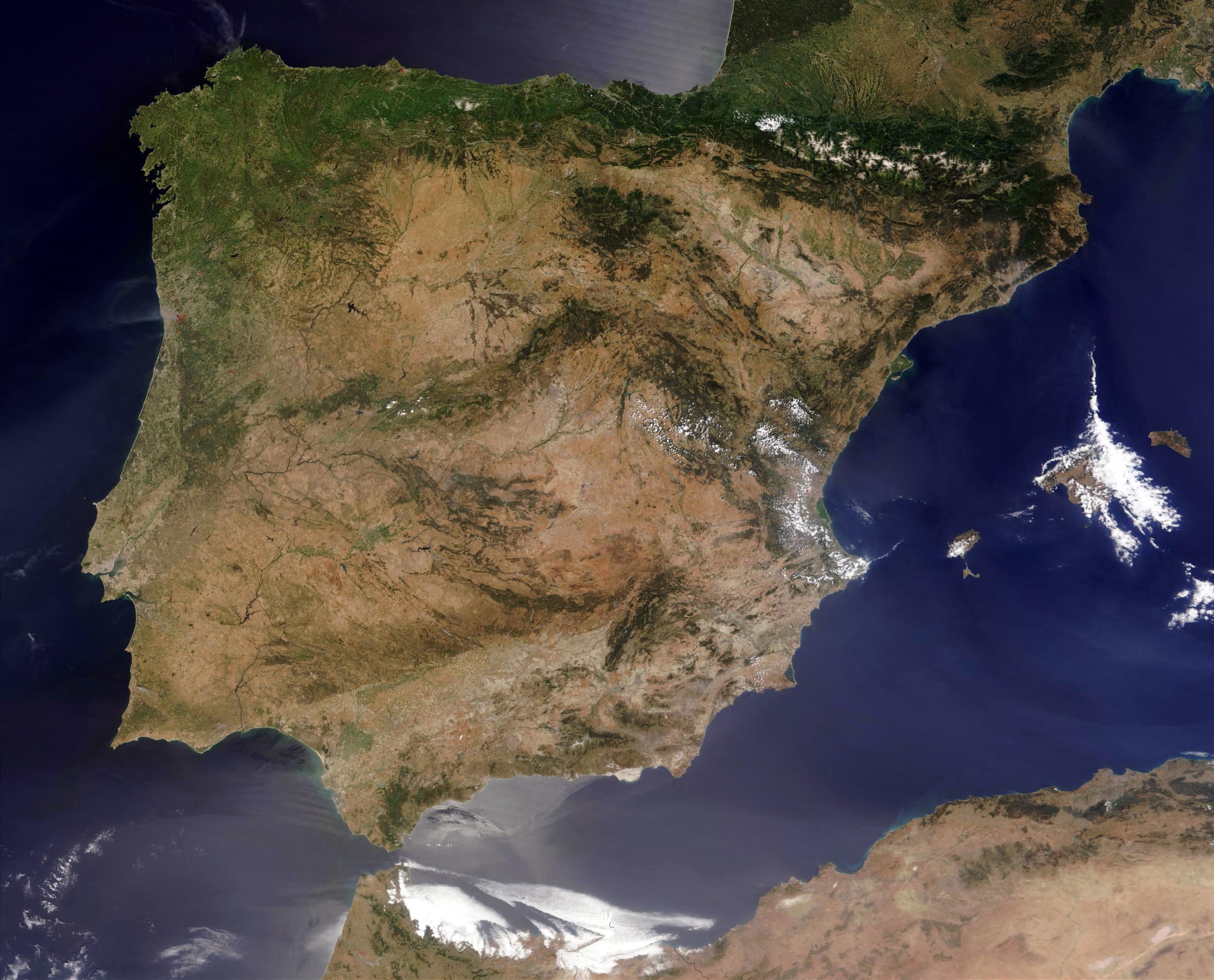 mapa-satelitarna-hiszpanii-widok-nieba-i-widok-z-satelity-hiszpania